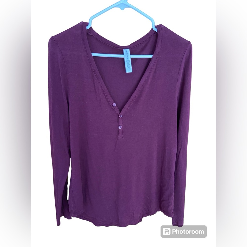 Athleta Nighttime Bliss Sleep Henley